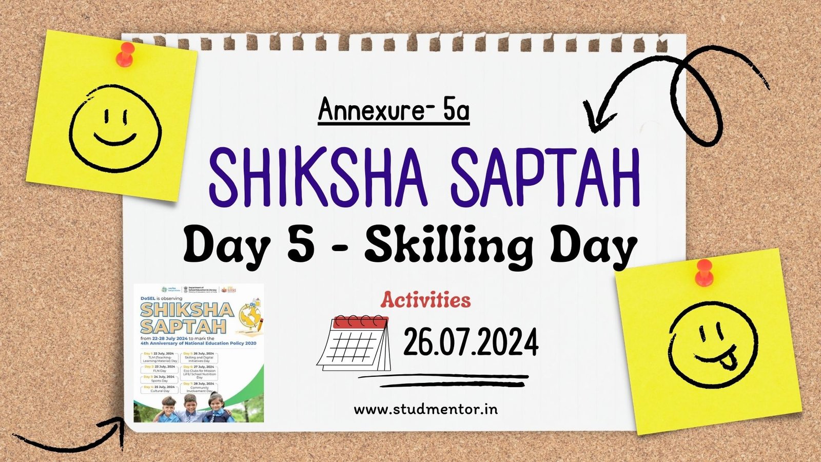 Shiksha Saptah Day 5 - Skilling Day (26 July 2024) Activities