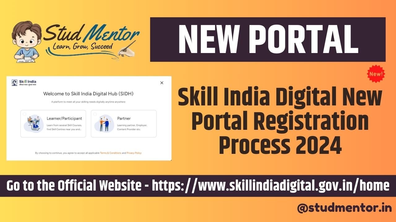 Skill India Digital New Portal Registration Process 2024