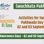 Activities for Swachhata Awareness on 2 and 3 September 2024