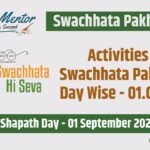 Activities for Swachhata Pakhwada Day Wise - 01.09.2024