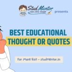 Best Educational Thought or Quotes in English for Students 2024