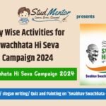 Day Wise Activities for Swachhata Hi Seva Campaign 2024