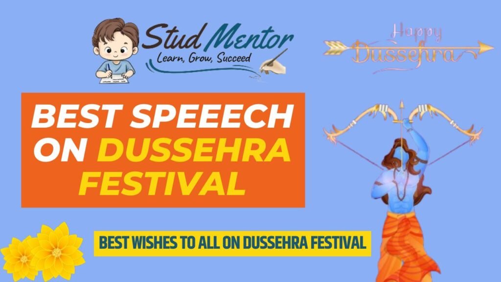 Best Speech on Dussehra Festival - For School Morning Assembly 2024