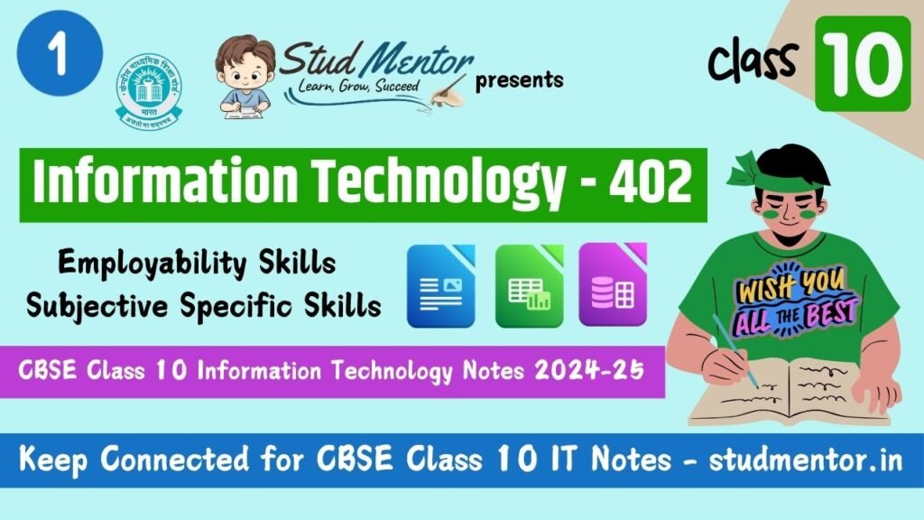 CBSE Class 10 Information Technology Notes 2024-25