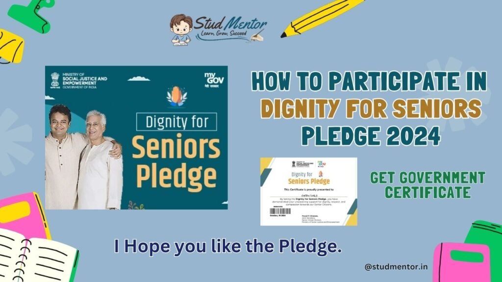 How to Participate in Dignity for Seniors Pledge 2024 with Certificate