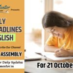 School Assembly News Headlines for 21 October 2024