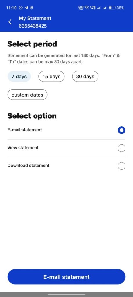 Step 4 Download the Jio Sim Call History Statement in PDF