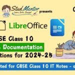 CBSE Class 10 Digital Documentation IMP Questions for 2024-25