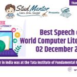 Best Speech on World Computer Literacy Day 02 December 2024