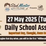 Today's News Headlines for School Assembly - 27 May 2025
