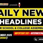 News Headlines for School Assembly – 20 September 2025