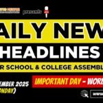 News Headlines for School Assembly – 29 September 2025