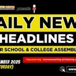 News Headlines for School Assembly – 29 November 2025