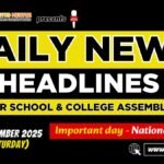 News Headlines for School Assembly – 13 December 2025