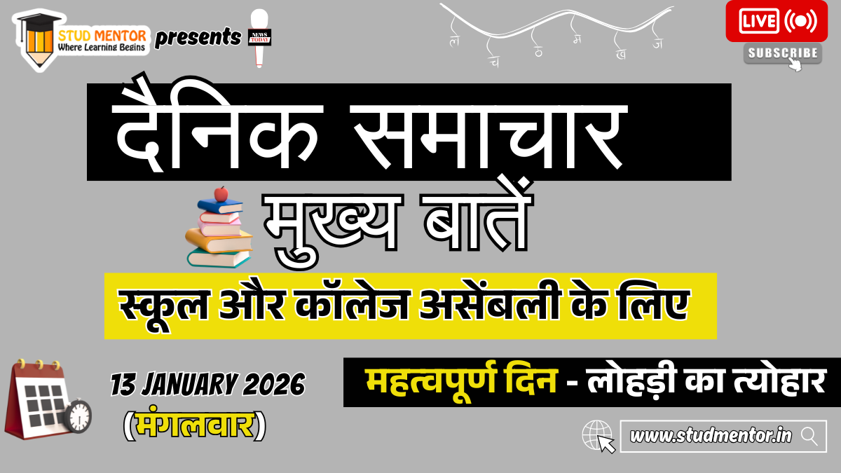 News Headlines for School Assembly – 13 January 2026