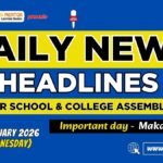 News Headlines for School Assembly – 14 January 2026
