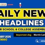 News Headlines for School Assembly – 19 January 2026