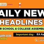 News Headlines for School Assembly – 02 February 2026