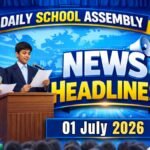 News Headlines for School Assembly – 01 July 2026