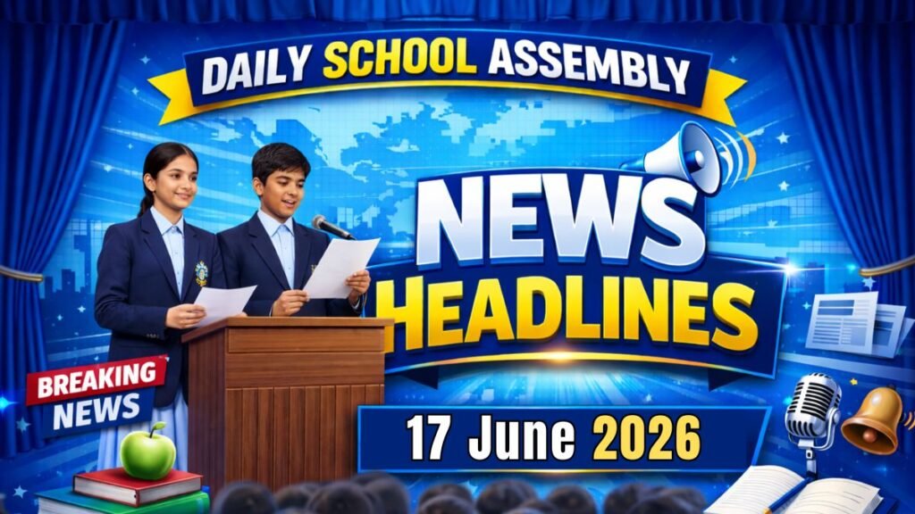 News Headlines for School Assembly – 17 June 2026