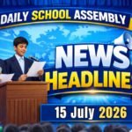 News Headlines for School Assembly – 15 July 2026