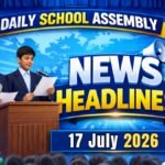 News Headlines for School Assembly – 17 July 2026