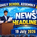 News Headlines for School Assembly – 19 July 2026