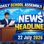 News Headlines for School Assembly – 22 July 2026