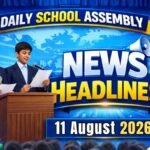 News Headlines for School Assembly – 11 August 2026